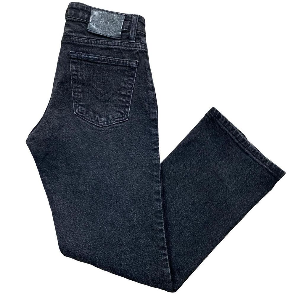 Harley-davidson Women's Black and Grey Jeans